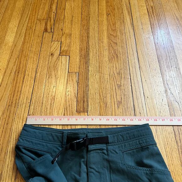 Prana Shorts Mens Small Zion Belted Hiking Performance Cargo Green - Picture 7 of 10